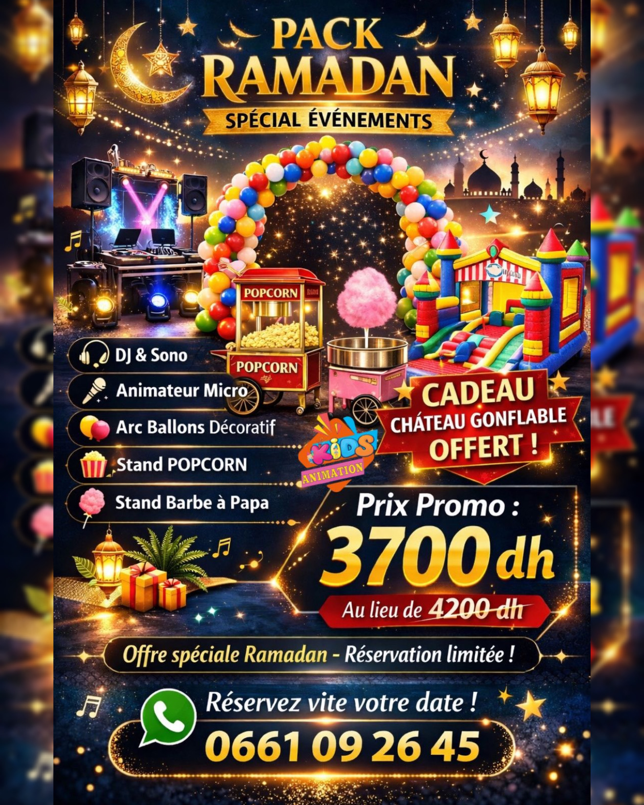 Pack Ramadan à 3 700 DH