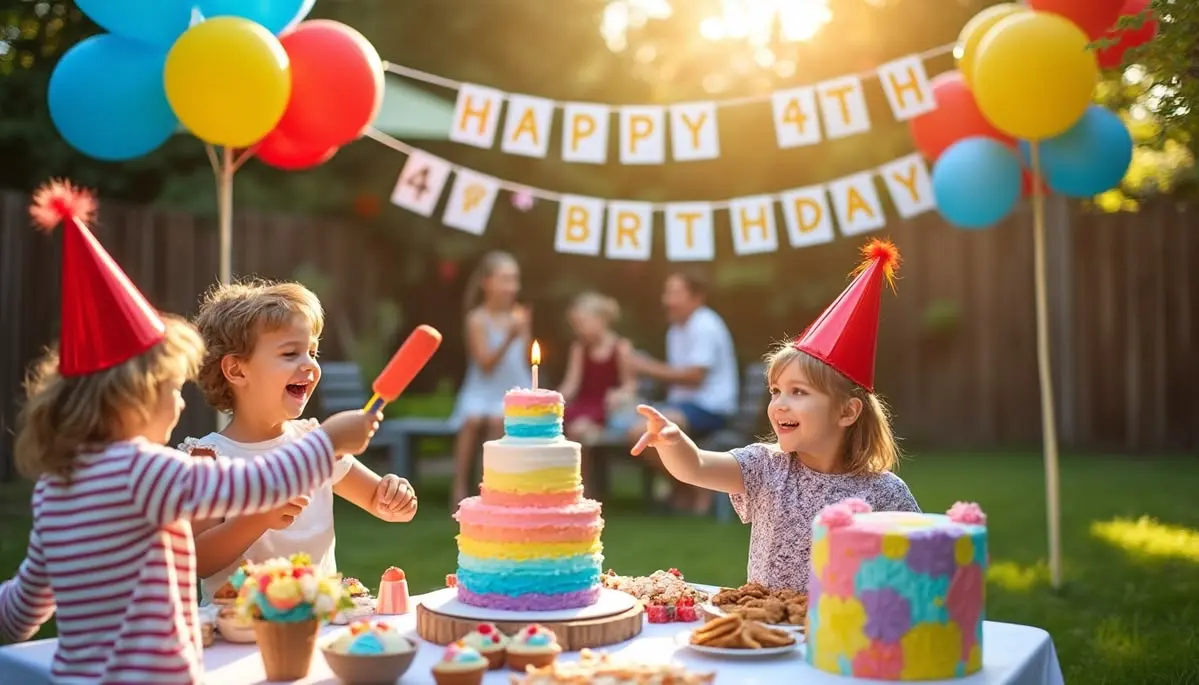 Anniversaire au jardin